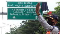 Ganti Nama Hari Ini, Begini Arus Lalin di Flyover Pasupati