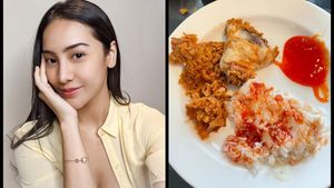 Ketika Anya Geraldine Pamer Makan Nasi Banjir Saus Tomat hingga Pecel Lele