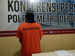Ayah di Depok Ngaku Menyesal Usai Perkosa Anak Kandung 20 Kali