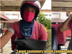Pengantar Makanan Ini Pakai Tangan Palsu Agar Pelanggannya Tidak Takut Pengantar Makanan Ini Pakai Tangan Palsu Agar Pelanggannya Tidak Takut