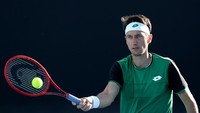 Petenis Ukraina, Sergiy Stakhovskiy, juga bergabung dengan tentara teritorial untuk membantu mempertahankan tanah airnya dari serangan Rusia. (Foto: Graham Denholm/Getty Images)