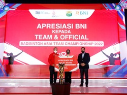 Tim Putri Indonesia Juara BATC 2022, BNI Beri Tabungan ke Atlet-Ofisial