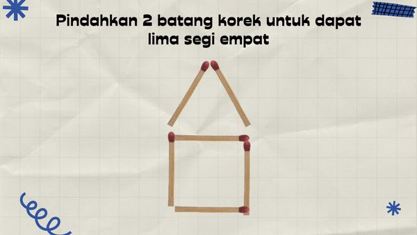Teka-teki Korek Api Ini Gampang-gampang Susah! Cocok Buat yang Suka Tantangan