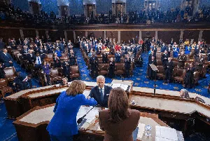 Biden Pidato di Kongres, Dubes Ukraina Jadi Tamu Kehormatan