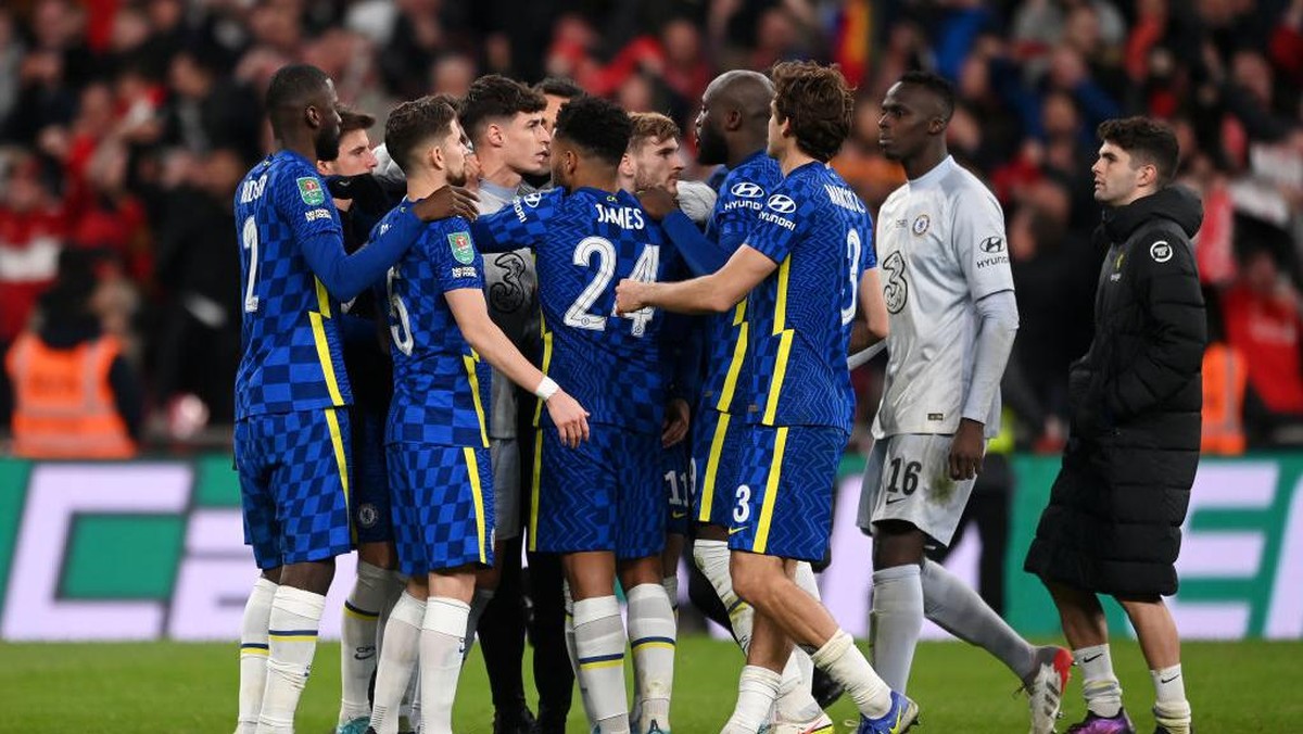 Chelsea menghadapi Liverpool di final Piala FA. (Foto: Getty Images/Michael Regan)