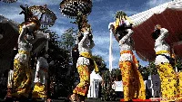 Potret Ibadah Tawur Agung Penuh Khidmat di Pura Aditya Jaya