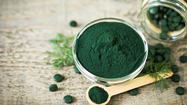 masker spirulina