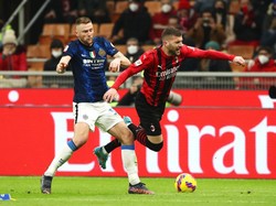 Terbaru pada Rabu (2/3) dini hari WIB, Inter Milan ditahan imbang AC Milan 0-0 dalam leg pertama semifinal Coppa Italia (Getty Images/Marco Luzzani)