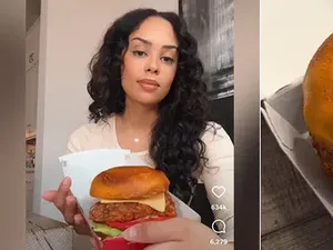 Ngakak! Aksi Istri Jahili Suaminya dengan Sajikan Kue Berbentuk Burger Ngakak! Aksi Istri Jahili Suaminya dengan Sajikan Kue Berbentuk Burger