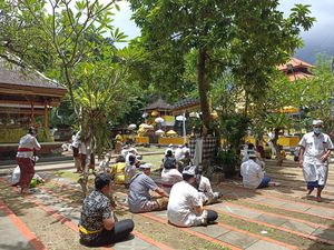Jelang Nyepi, Begini Suasana Pura Aditya Jaya Jaktim Jelang Nyepi, Begini Suasana Pura Aditya Jaya Jaktim