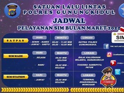 Info Lur! Ini Jadwal SIM Keliling di Gunungkidul Maret 2022