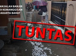 Before After Penanganan Banjir di Kemanggisan Jakbar