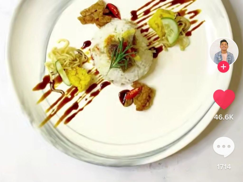 Plating Makanan Murah Jadi Mewah, Pria Ini Banjir Pujian Netizen Plating Makanan Murah Jadi Mewah, Pria Ini Banjir Pujian Netizen