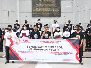 Sejumlah Pemuda di Sumsel Deklarasi Dukung Ganjar Maju Capres 2024