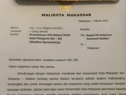 Pemkot Makassar Ajukan Surat Hibah Stadion Barombong ke Pemprov, Ini Isinya
