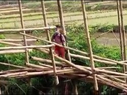 Viral Siswa SD di Torut Bertaruh Nyawa di Jembatan Reyot, Camat Buka Suara