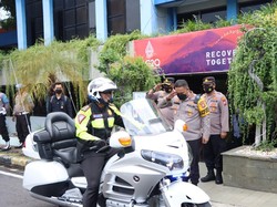 Ditlantas Polda Jatim Pantau Pelabuhan ASDP Ketapang Banyuwangi