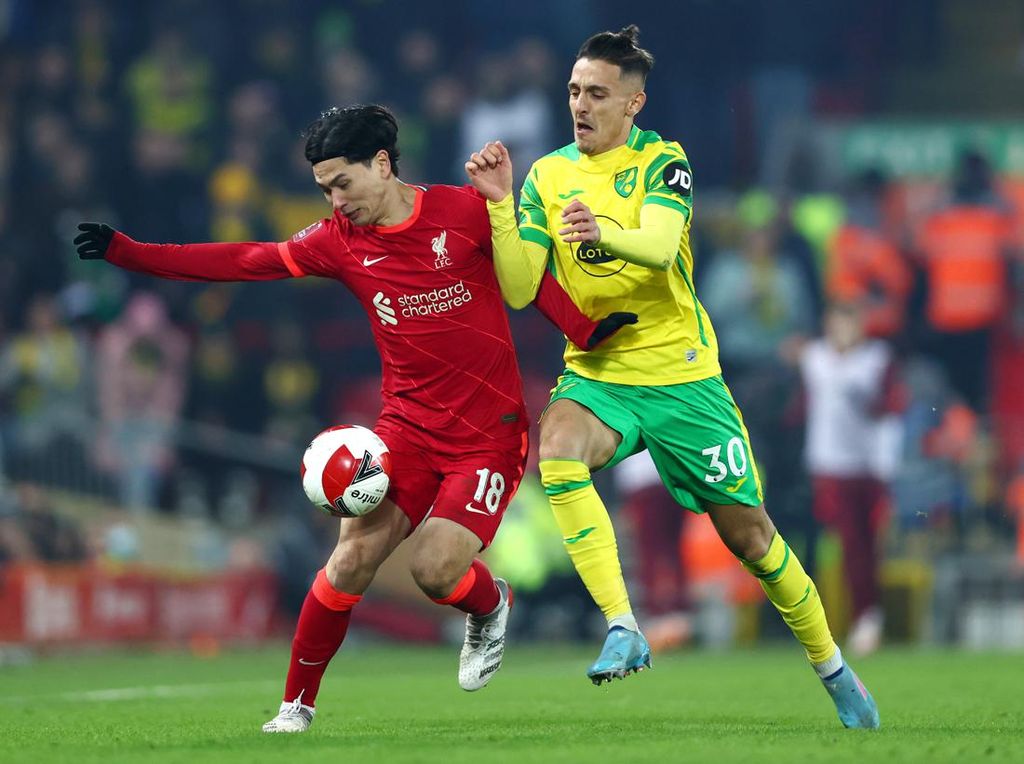 Liverpool Vs Norwich: Minamino Bawa Si Merah ke Perempatfinal Piala FA