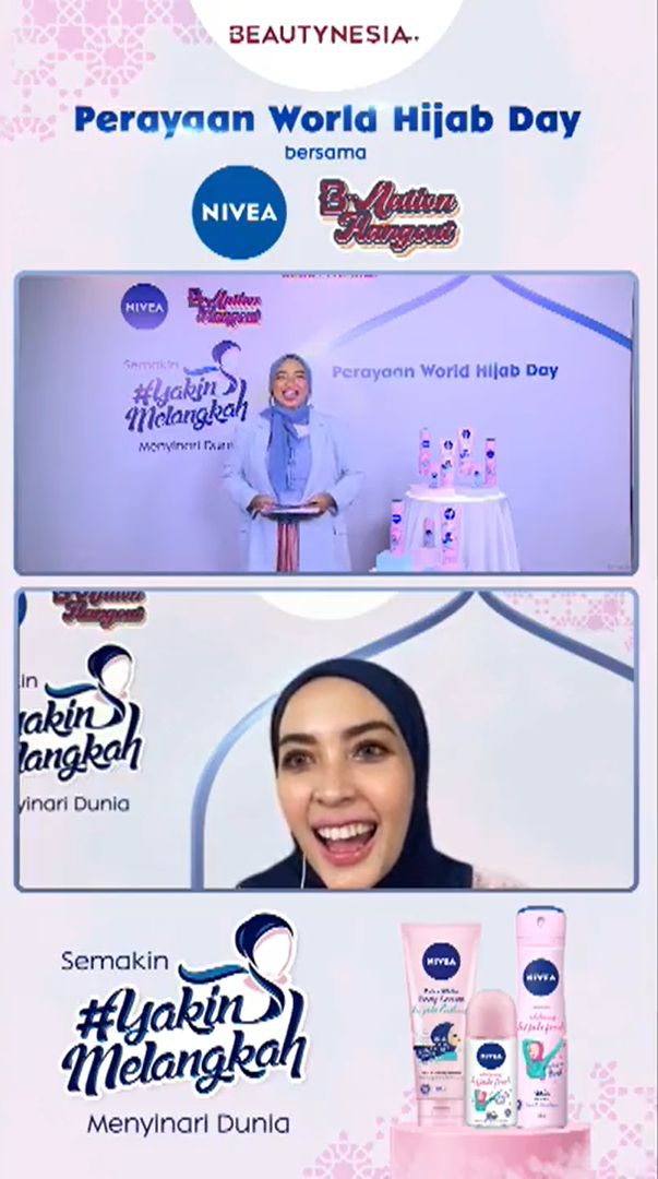 Acara virtual Nivea World Hijab Day.