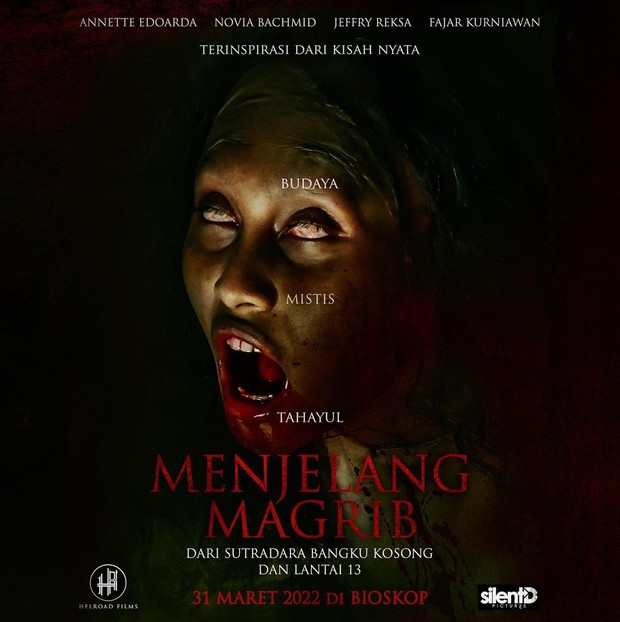 Poster Film Menjelang Magrib/Foto:instagram/@annetteedoarda Poster Film Menjelang Magrib