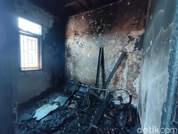 Ditinggal Pemilik, Rumah di Beji Depok Hangus Terbakar Gegara Korsleting