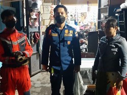 Geger Ular Sanca Batik 1 Meter Muncul di Atap Rumah Warga Makassar