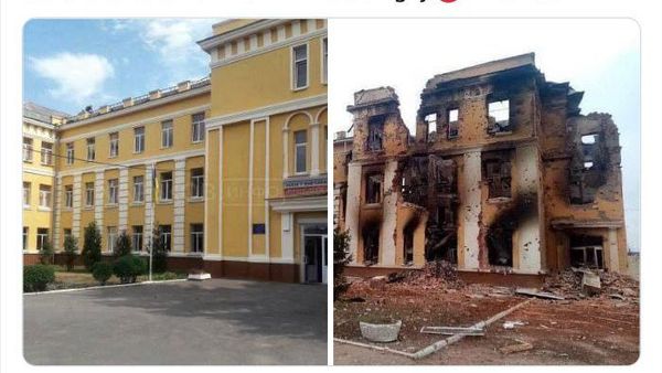 Foto Ukraina Sebelum dan Sesudah Invasi Rusia Bikin Sedih