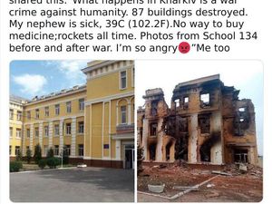 Foto Ukraina Sebelum dan Sesudah Invasi Rusia Bikin Sedih