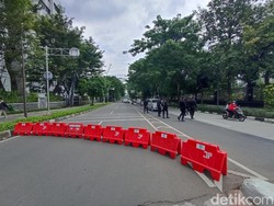 PA 212 Demo di Depan Kemenag, Jalan Lapangan Banteng Barat Ditutup