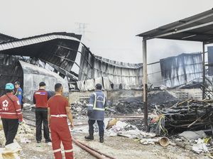 Kebakaran Gudang Styrofoam di Bekasi Dipicu Korsleting, Api Telah Padam