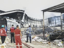 Kebakaran Gudang Styrofoam di Bekasi Dipicu Korsleting, Api Telah Padam