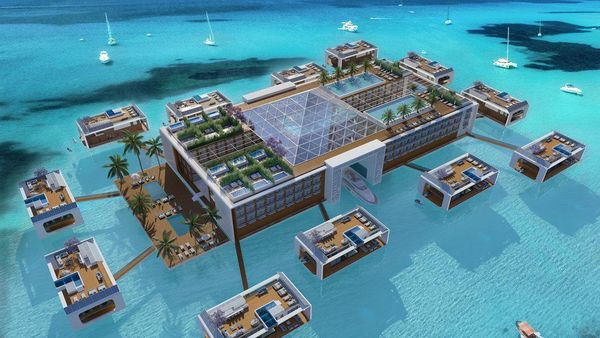 Foto: Resor Terapung Mewah di Dubai, Khusus Orang Tajir