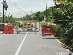 Ambrol Dihajar Banjir, Jembatan Kadirejo Klaten Ditutup