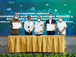 Pertamina Gandeng Mitsubishi Kembangkan Bisnis Green Hydrogen & Ammonia