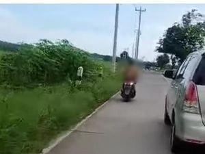 7 Fakta Heboh Aksi Pemotor Wanita Cuma Pakai BH 7 Fakta Heboh Aksi Pemotor Wanita Cuma Pakai BH