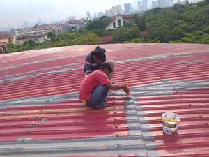 Atap Bocor Arena Sepatu Roda Internasional JIRTA Selesai Ditambal