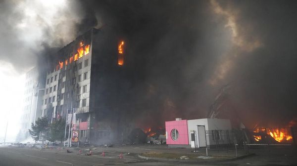 Pusat Logistik Ukraina Membara Digempur Tentara Rusia