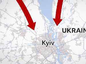 Pembangkit Nuklir Dikuasai Tapi Laju Pasukan Rusia di Kiev Lambat