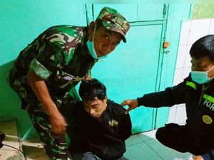 Anggota TNI Tangkap Pria di Cengkareng Penusuk 2 Warga