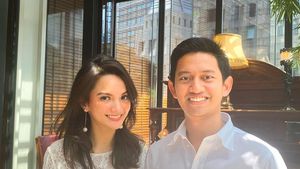 Kompaknya Belva Devara Makan Cake Cokelat Bareng Sang Istri