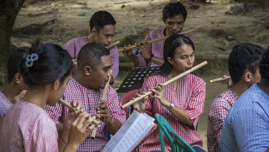 Ambon Punya Destinasi Wisata Musik dari Bambu Lho