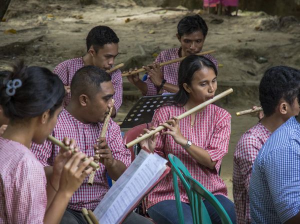 Ambon Punya Destinasi Wisata Musik dari Bambu Lho