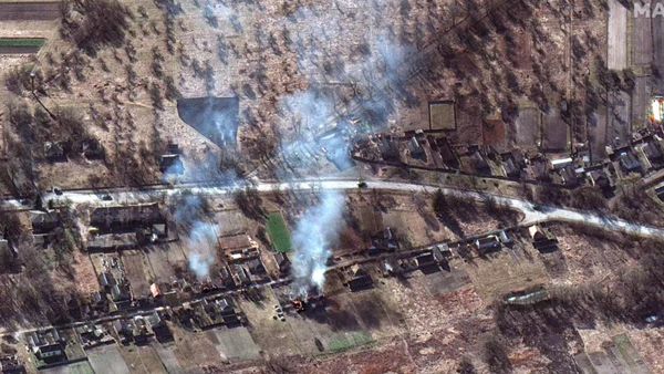 Invasi Rusia ke Ukraina dalam Foto Satelit