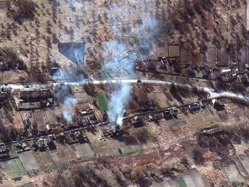 Invasi Rusia ke Ukraina dalam Foto Satelit