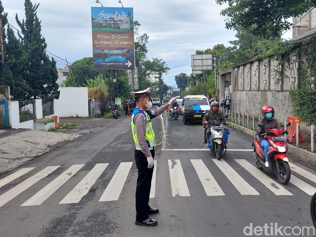 Jalur Wisata Lembang Lengang, Polisi Tetap Berlakukan Ganjil-Genap