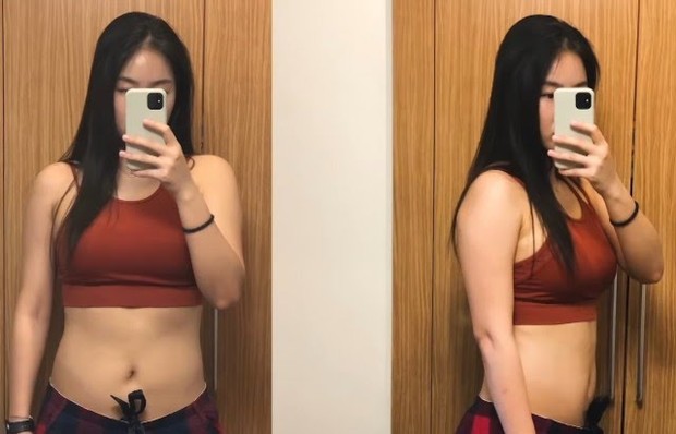 Progres diet yang dilakukan Soyou