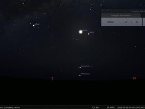 Planet Berdekatan Bisa Disaksikan Warga Sumedang Dini Hari Nanti