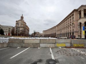 Persiapan Prajurit Ukraina Sambut Militer Rusia di Kiev