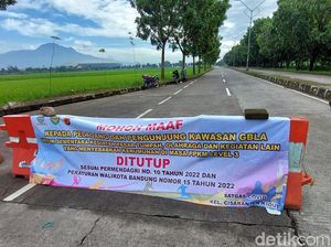 Bandung PPKM Level 3, Pasar Tumpah GBLA Ditutup Sementara