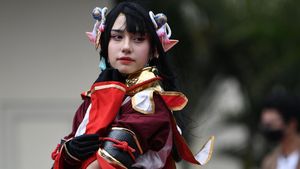 Bikin Terpana! Aksi Cosplayer di Pameran Mainan dan Komik Jakarta